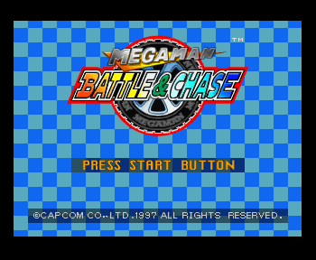Mega Man Battle & Chase Title Screen